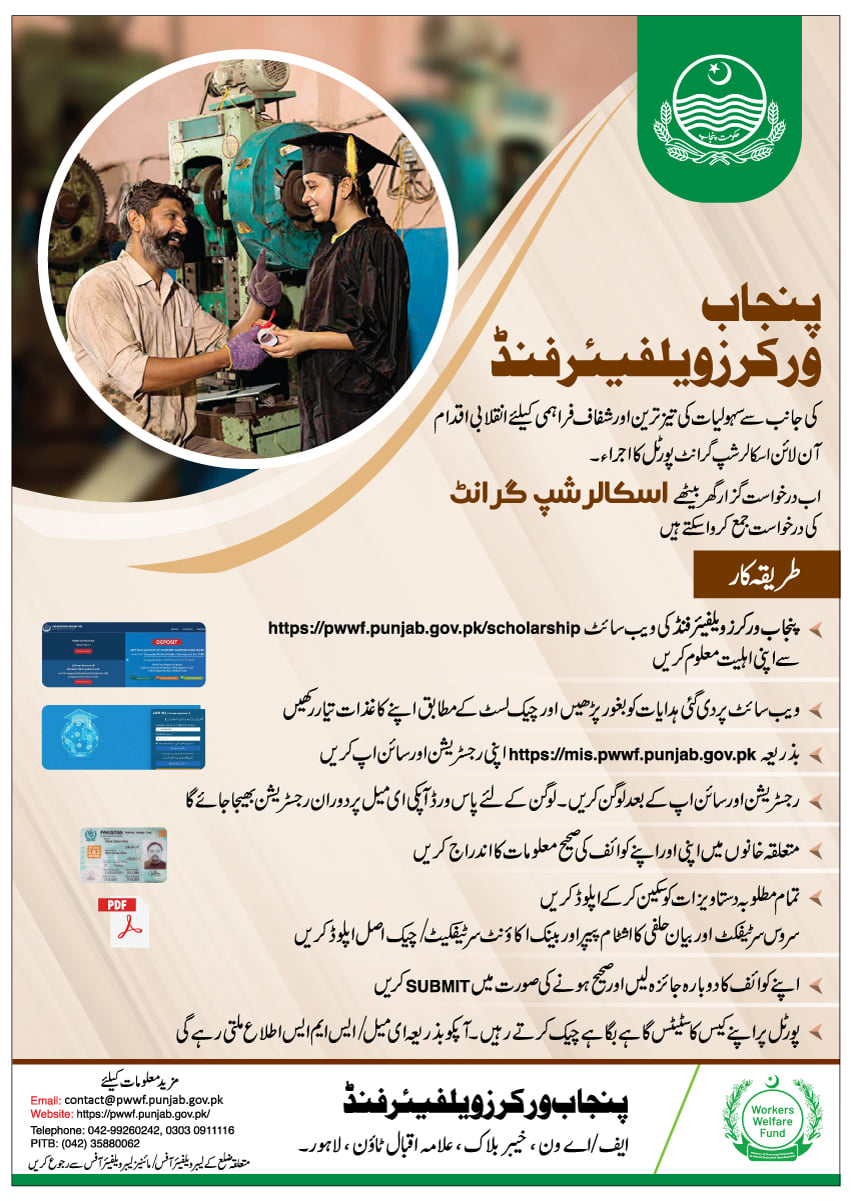 Punjab Workers Welfare Board (PWWB)