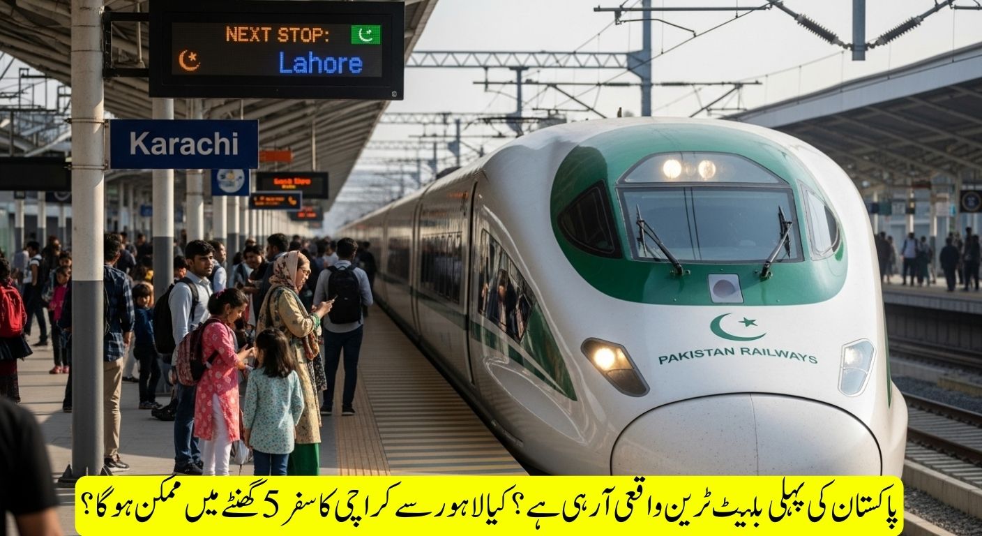 Pakistan’s First Bullet Train Will Cut Travel Time to 5 Hours From Lahore to Karachi!