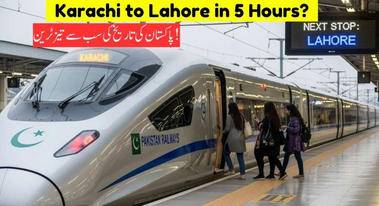 Pakistan’s First Bullet Train Will Cut Travel Time to 5 Hours From Lahore to Karachi!